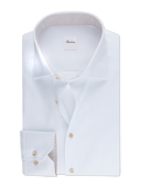 STENSTROMS SHIRTS - DRESS WHITE / 15.5 TWILL WITH CONTRAST
