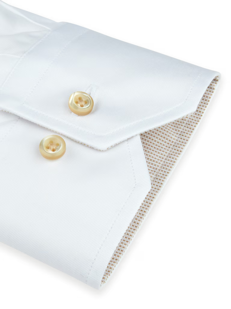 STENSTROMS SHIRTS - DRESS TWILL WITH CONTRAST