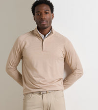 STEALTH STRIPE PERFORMANCE QUARTER ZIP