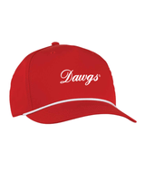 AHEAD GAMEDAY - UNIVERSITY OF GEORGIA RED/WHITE / CLASSIC FIT DAWGS SCRIPT ROPE HAT