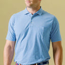 B. DRADDY SHIRTS - POLO INDIGO/WHITE / M TOMMY POLO