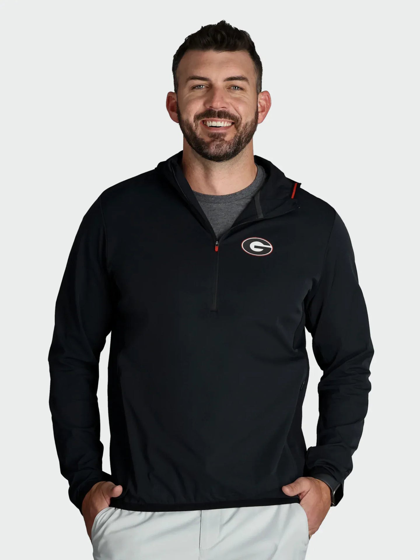 BCKR GAMEDAY - UNIVERSITY OF GEORGIA - HOODIES BLACK / S Cool One UPF Pullover / Georgia Bulldogs