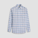 BUGATCHI SHIRTS - L - S SPORT ALMOND / M ALVIN WOVEN SHAPED