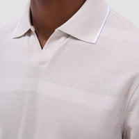 BUGATCHI SHIRTS - POLO SHORT SLEEVE JOHNNY COLLAR POLO