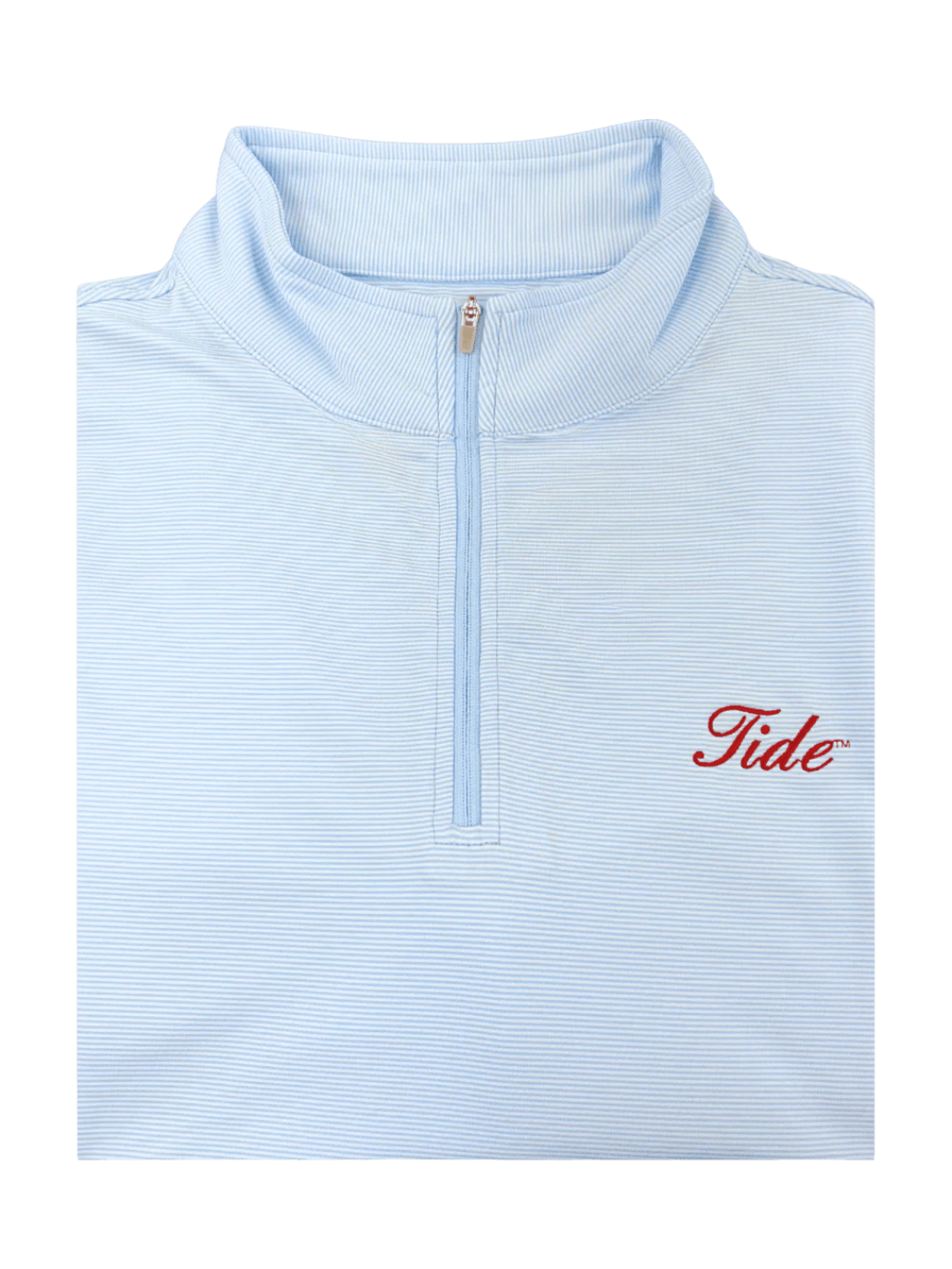 Christopher Mobley GAMEDAY - UNIVERSITY OF ALABAMA - TIDE - 14 ZIPS COTTAGE BLUE / S CM TIDE JUBILEE STRIPE 1/4 ZIP