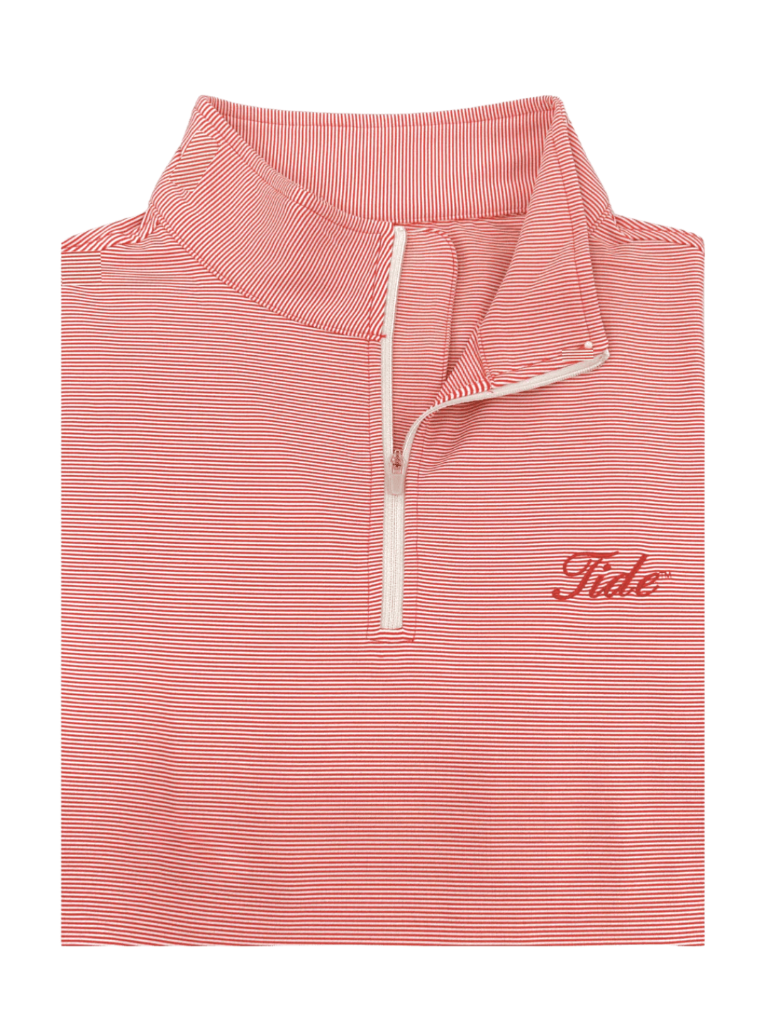 Christopher Mobley GAMEDAY - UNIVERSITY OF ALABAMA - TIDE - 14 ZIPS CRIMSON/WHITE / S CM TIDE JUBILEE STRIPE 1/4 ZIP