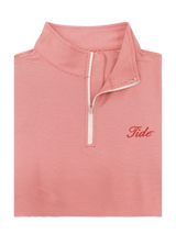 Christopher Mobley GAMEDAY - UNIVERSITY OF ALABAMA - TIDE - 14 ZIPS CRIMSON/WHITE / S CM TIDE JUBILEE STRIPE 1/4 ZIP
