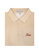 Christopher Mobley GAMEDAY - UNIVERSITY OF ALABAMA - TIDE - POLOS SAND / S CM TIDE POLO HOUNDSTOOTH