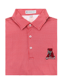 Christopher Mobley GAMEDAY - UNIVERSITY OF ALABAMA - TUSCALOOSA VAULT A - POLOS CRIMSON / S CM VAULT HOUNDSTOOTH POLO