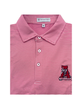 Christopher Mobley GAMEDAY - UNIVERSITY OF ALABAMA - TUSCALOOSA VAULT A - POLOS CRIMSON / S CM VAULT POLO JUBILEE STRIPE