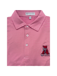 Christopher Mobley GAMEDAY - UNIVERSITY OF ALABAMA - TUSCALOOSA VAULT A - POLOS CRIMSON / S CM VAULT POLO JUBILEE STRIPE