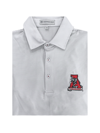 Christopher Mobley GAMEDAY - UNIVERSITY OF ALABAMA - TUSCALOOSA VAULT A - POLOS GREY / S CM VAULT POLO JUBILEE STRIPE