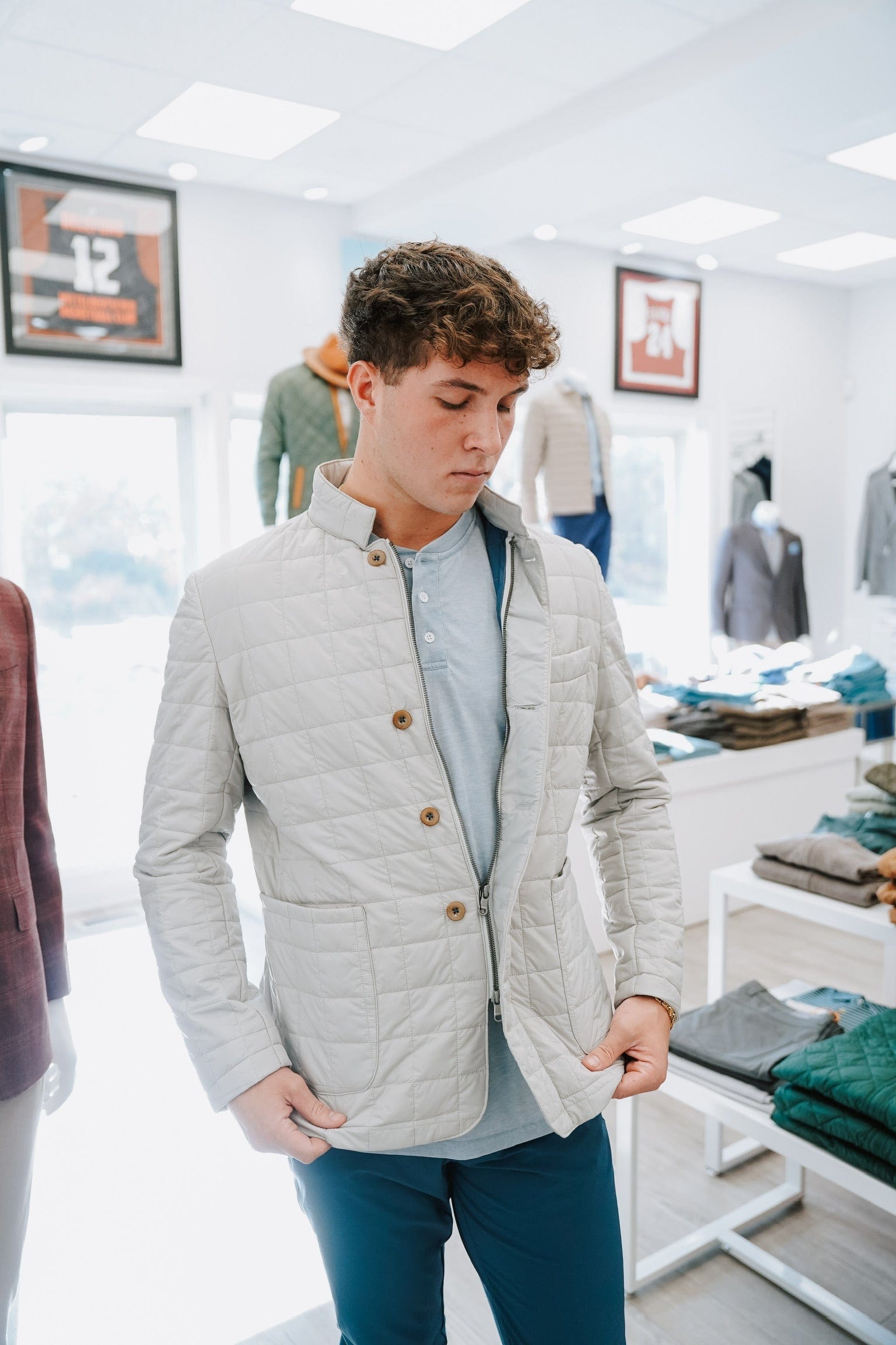 Christopher Mobley OUTERWEAR - JACKET CHRISTOPHER MOBLEY QUILTED JACKET