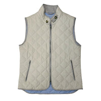 Christopher Mobley OUTERWEAR - VEST STONE/BLUE / XL CHRISTOPHER MOBLEY QUILTED VEST