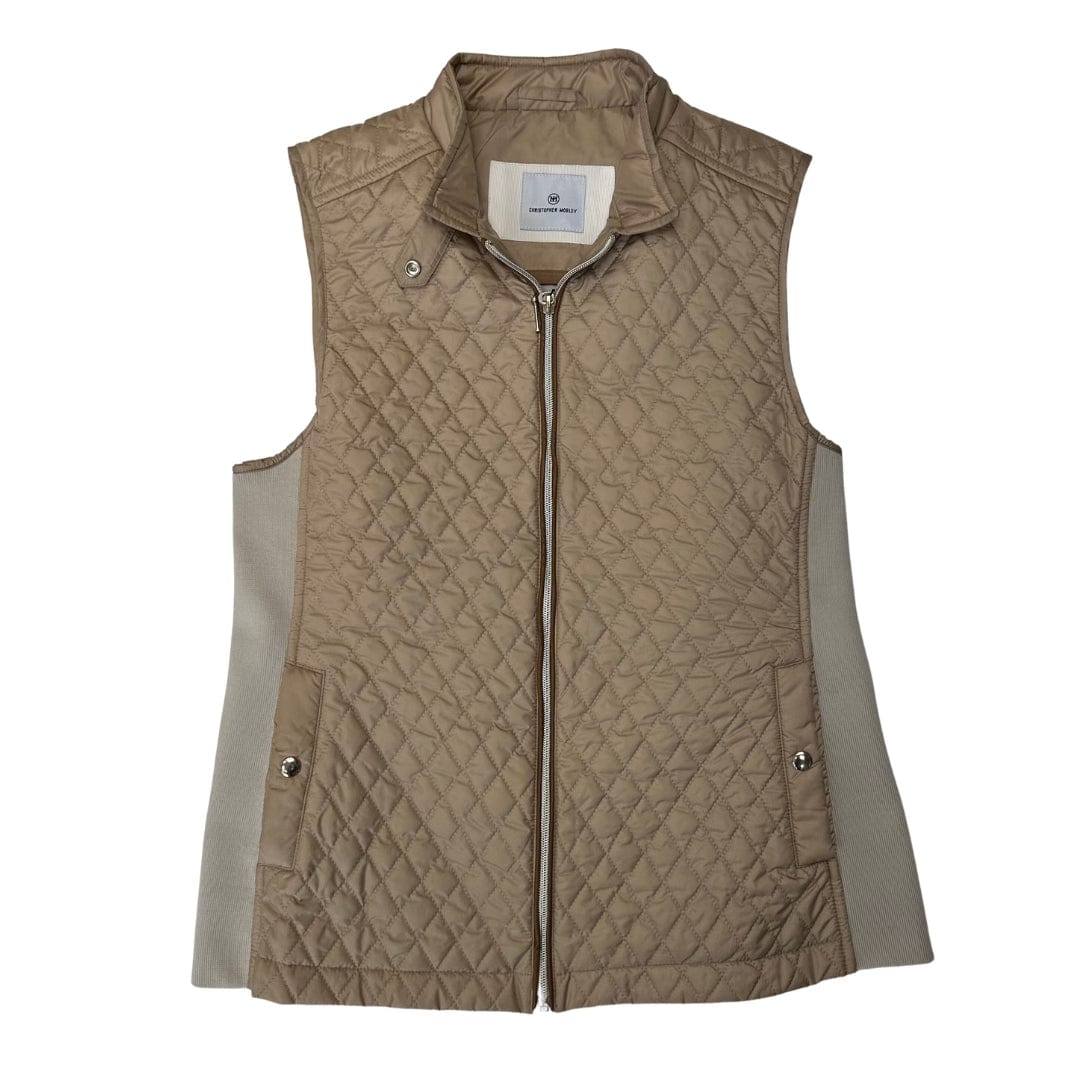 Christopher Mobley WOMENS - OUTERWEAR - VEST BEIGE / S KENEDI QUILTED VEST