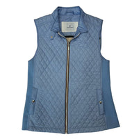 Christopher Mobley WOMENS - OUTERWEAR - VEST BLUE / S KENEDI QUILTED VEST