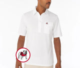 CRIQUET GAMEDAY - UNIVERSITY OF GEORGIA - POLOS WHITE / XL GEORGIA- COACH'S PLAYER SHIRT