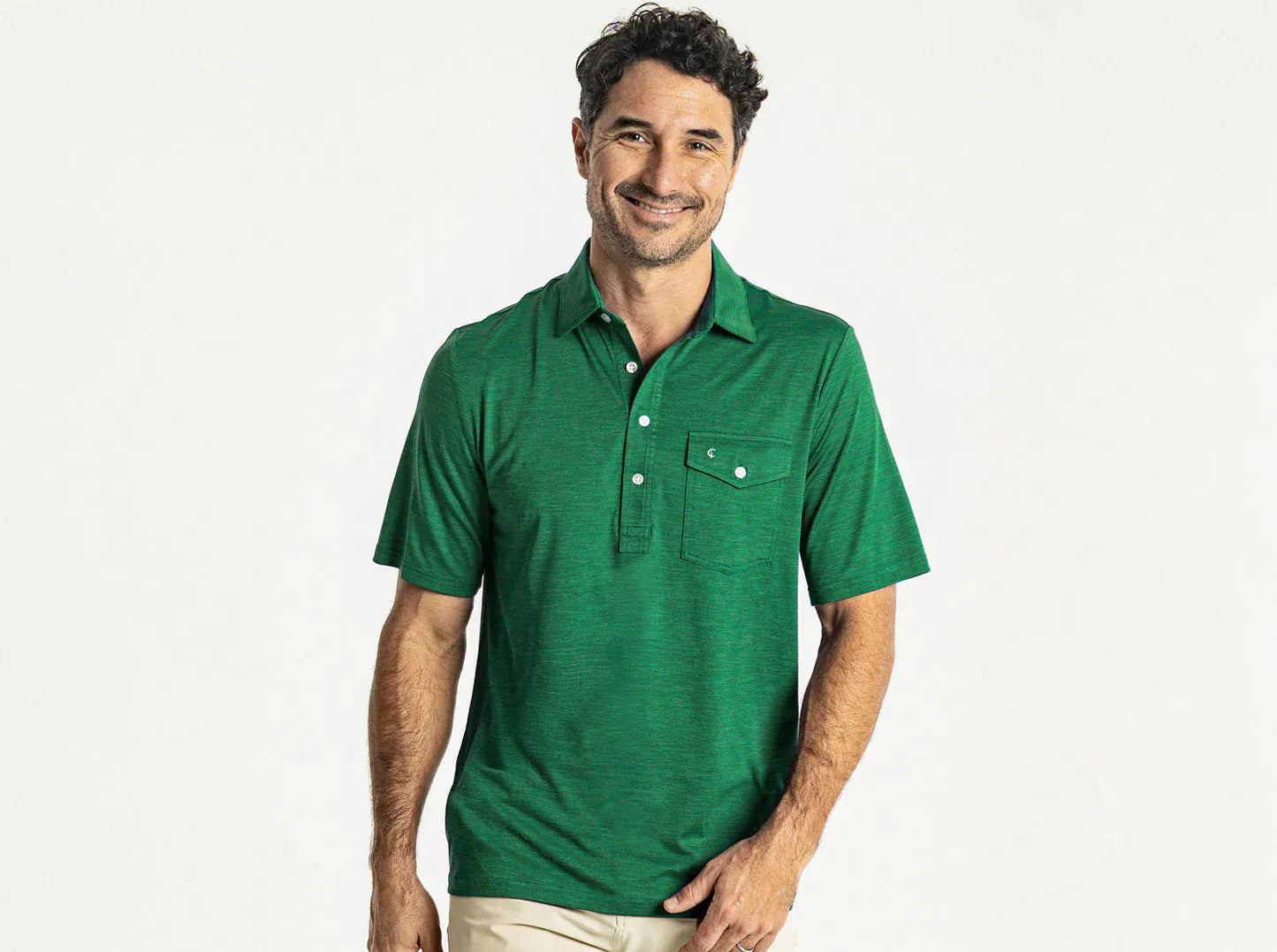 CRIQUET SHIRTS - POLO HOME TURF / M HEATHER PERFORMANCE SPORT PLAYERS SHIRT