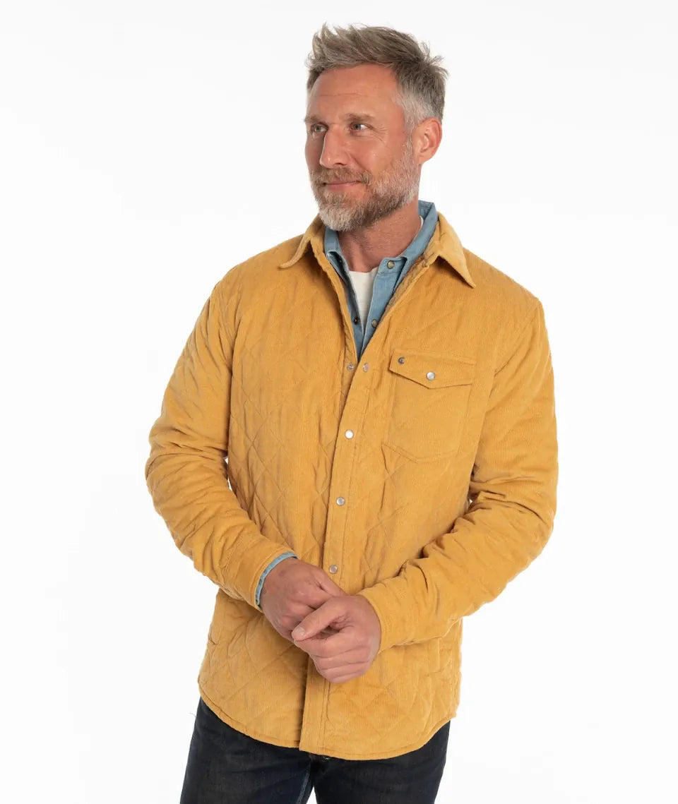 CRIQUET Unclassified CAMEL / M CORDUROY QUILTED SHACKET