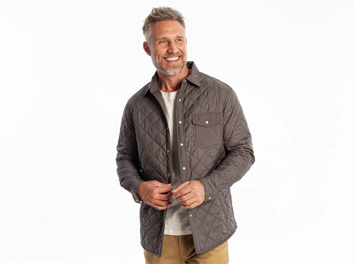 CRIQUET Unclassified CHARCOAL / XL QUILTED SHACKET