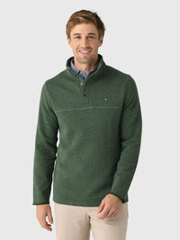 CRIQUET Unclassified HEATHER IVY / M QUILTED PULLOVER