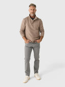 CRIQUET Unclassified HEATHER SAND / M QUILTED PULLOVER