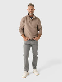 CRIQUET Unclassified HEATHER SAND / M QUILTED PULLOVER