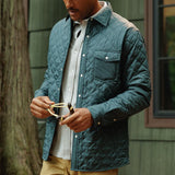 CRIQUET Unclassified HUNTER GREEN / XL QUILTED SHACKET