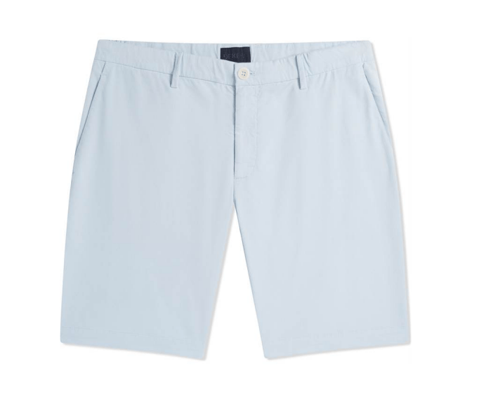 DEKE SHORTS ICE WATER / 30 GALAXY BERMUDA IN STRETCH CLOUD CORDUROY