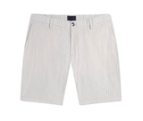 DEKE SHORTS WHITE/GREY / 30 OASIS BERMUDA IN SUPERNATURAL SEERSUCKER
