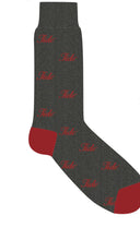 ELL AND ATTY Accessories - SOCKS - MID CALF CHARCOAL TIDE SOCKS