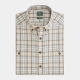 GENTEAL SHIRTS - FLANNEL TAN / M THORNHILL PERFORMANCE FLANNEL