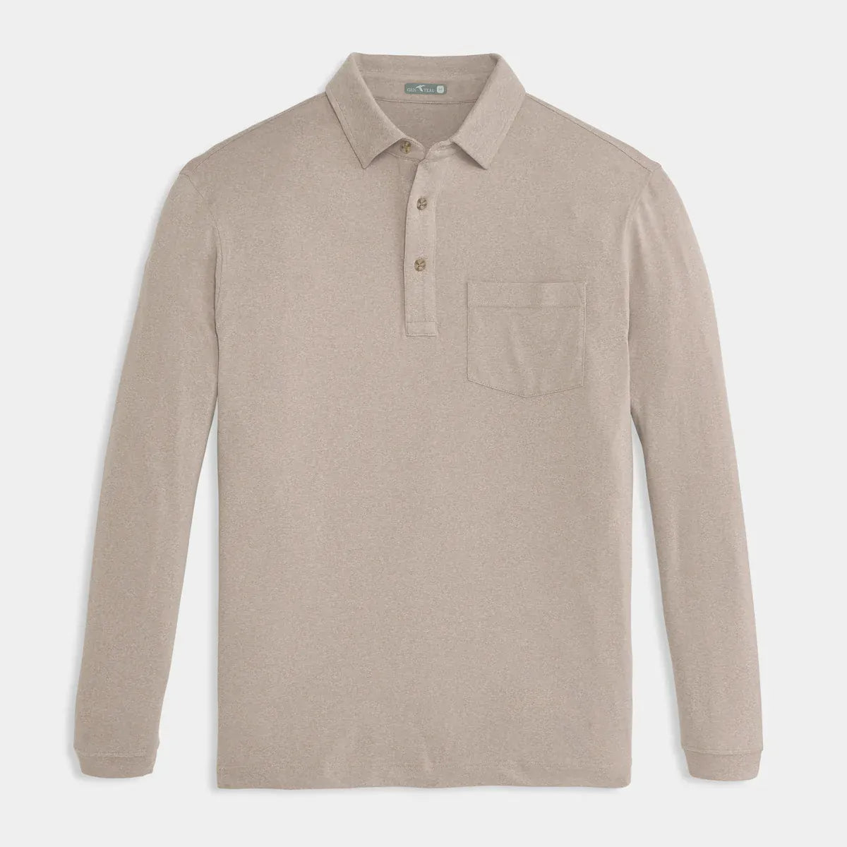 GENTEAL SHIRTS - POLO BIRCH / M WANDER LONG SLEEVE POLO
