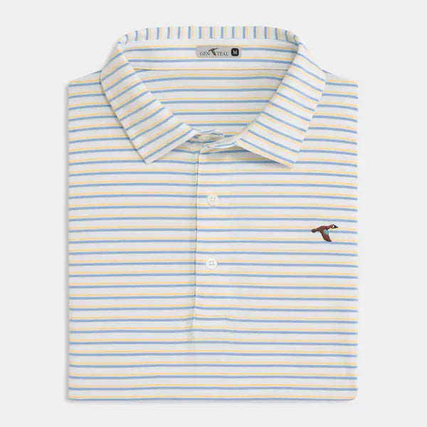 GENTEAL SHIRTS - POLO GOLDEN HAZE / S ROWLAND PERFROMANCE POLO