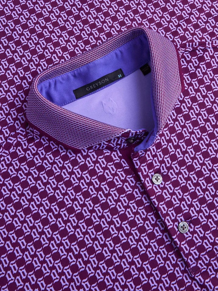 GREYSON KNIT SHIRTS WOLF TAILS POLO