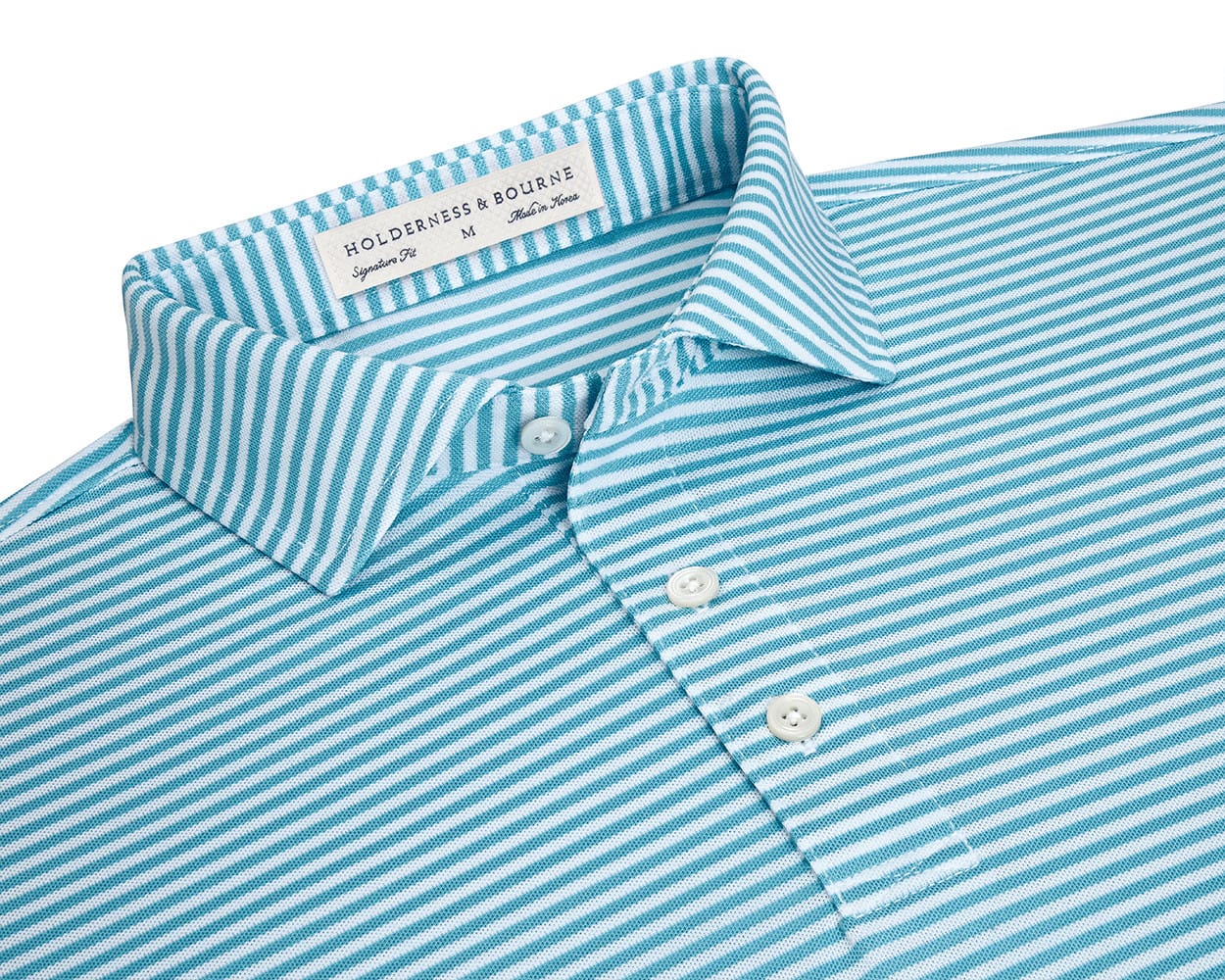 HOLDERNESS & BOURNE SHIRTS - POLO HARBOR & WHITE / M THE MAXWELL SHIRT