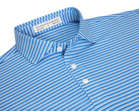 HOLDERNESS & BOURNE SHIRTS - POLO HORIZON BLUE/VISTA BLUE/WHITE / M THE FLEMING SHIRT