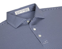 HOLDERNESS & BOURNE SHIRTS - POLO NAVY & WHITE / L THE PERKINS SHIRT