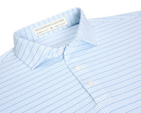 HOLDERNESS & BOURNE SHIRTS - POLO WHITE/VISTA BLUE/HORIZON BLUE / M THE STANLEY SHIRT