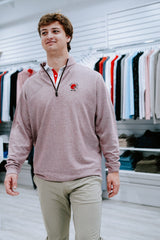 HORN LEGEND GAMEDAY - UNIVERSITY OF GEORGIA - 14 ZIPS DAWGS BACK-TO-BACK LUXURY SUEDE 1/4 ZIP