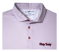 HORN LEGEND KNITS HOTTY TODDY CHECKERS POLO
