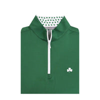 HORN LEGEND OUTERWEAR - 14 ZIP GREEN/GREY / S ST. PATTYS DOT ZIP