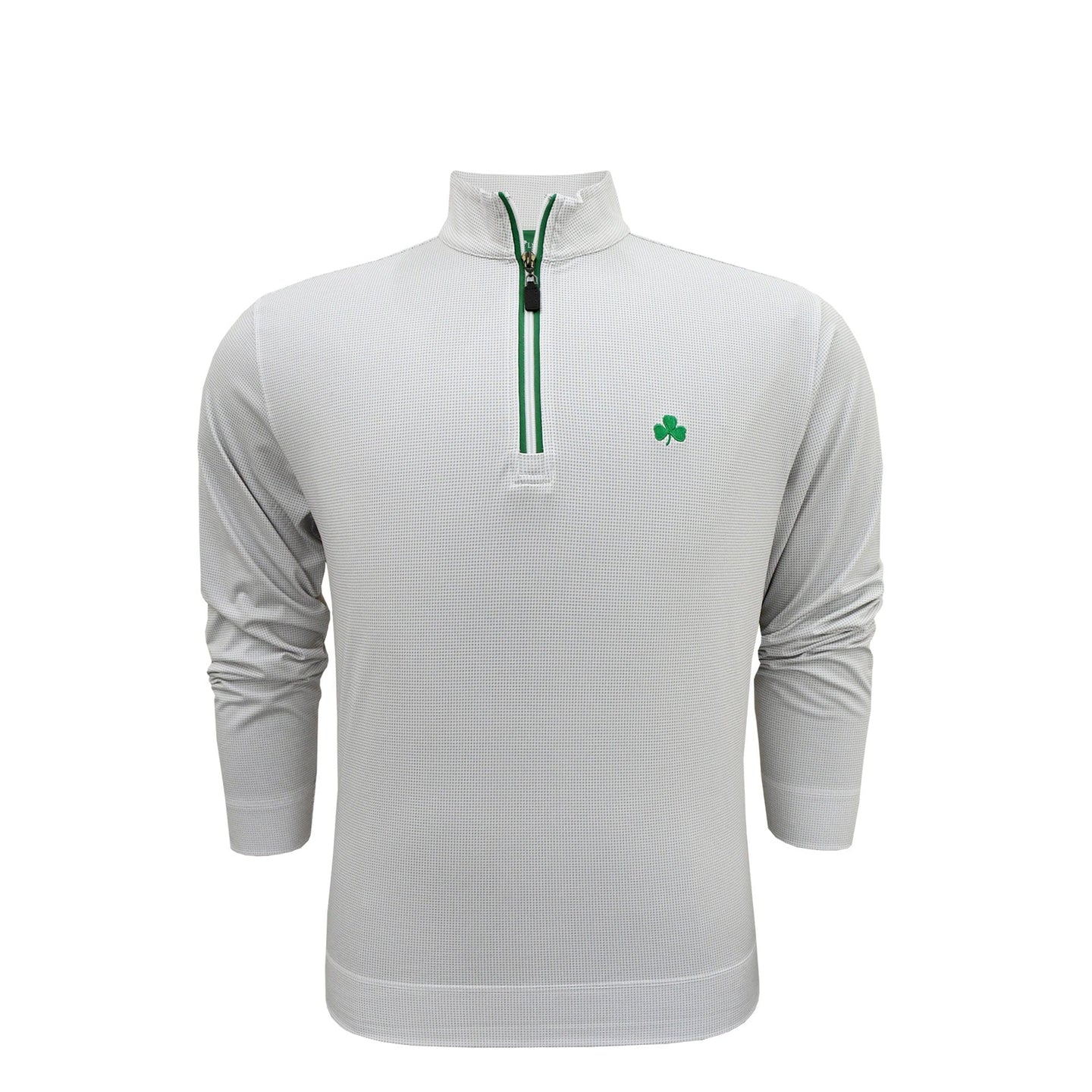 HORN LEGEND OUTERWEAR - 14 ZIP ST. PATTYS DAY HOUNDSTOOTH ZIP