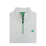 HORN LEGEND OUTERWEAR - 14 ZIP WHITE/GREY / S ST. PATTYS DAY HOUNDSTOOTH ZIP