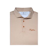 HORN LEGEND POLOS BURNT ORANGE / S LONGHORNS CHECK POLO