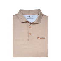 HORN LEGEND POLOS BURNT ORANGE / S LONGHORNS CHECK POLO