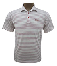 HORN LEGEND POLOS TIDE STRIPE ACCENT BUTTON POLO