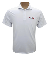 HORN LEGEND SHIRTS - POLO HOTTY TODDY DOT POLO WHITE/SERENITY