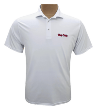 HORN LEGEND SHIRTS - POLO HOTTY TODDY DOT POLO WHITE/SERENITY