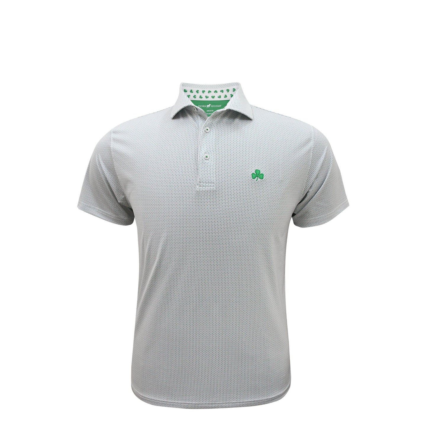 HORN LEGEND SHIRTS - POLO ST. PATTYS CHECKER POLO